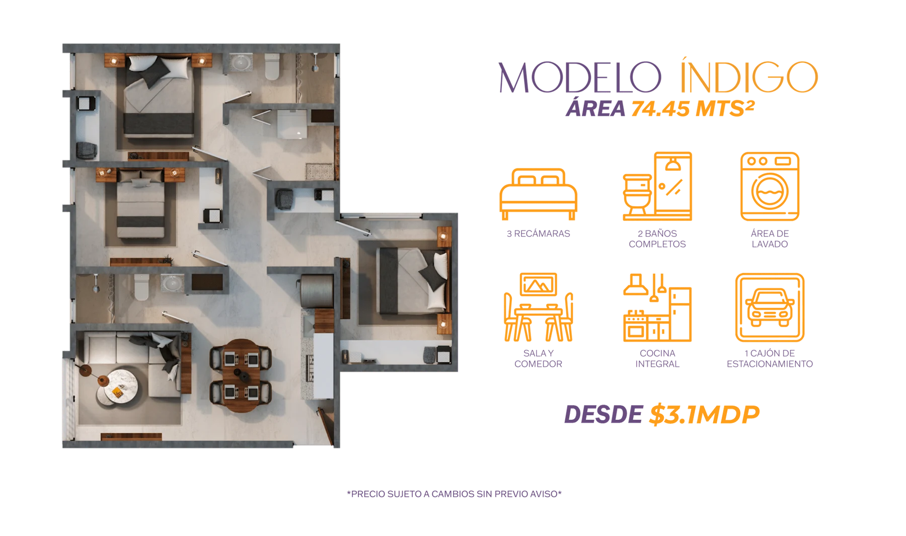 modelo indigo