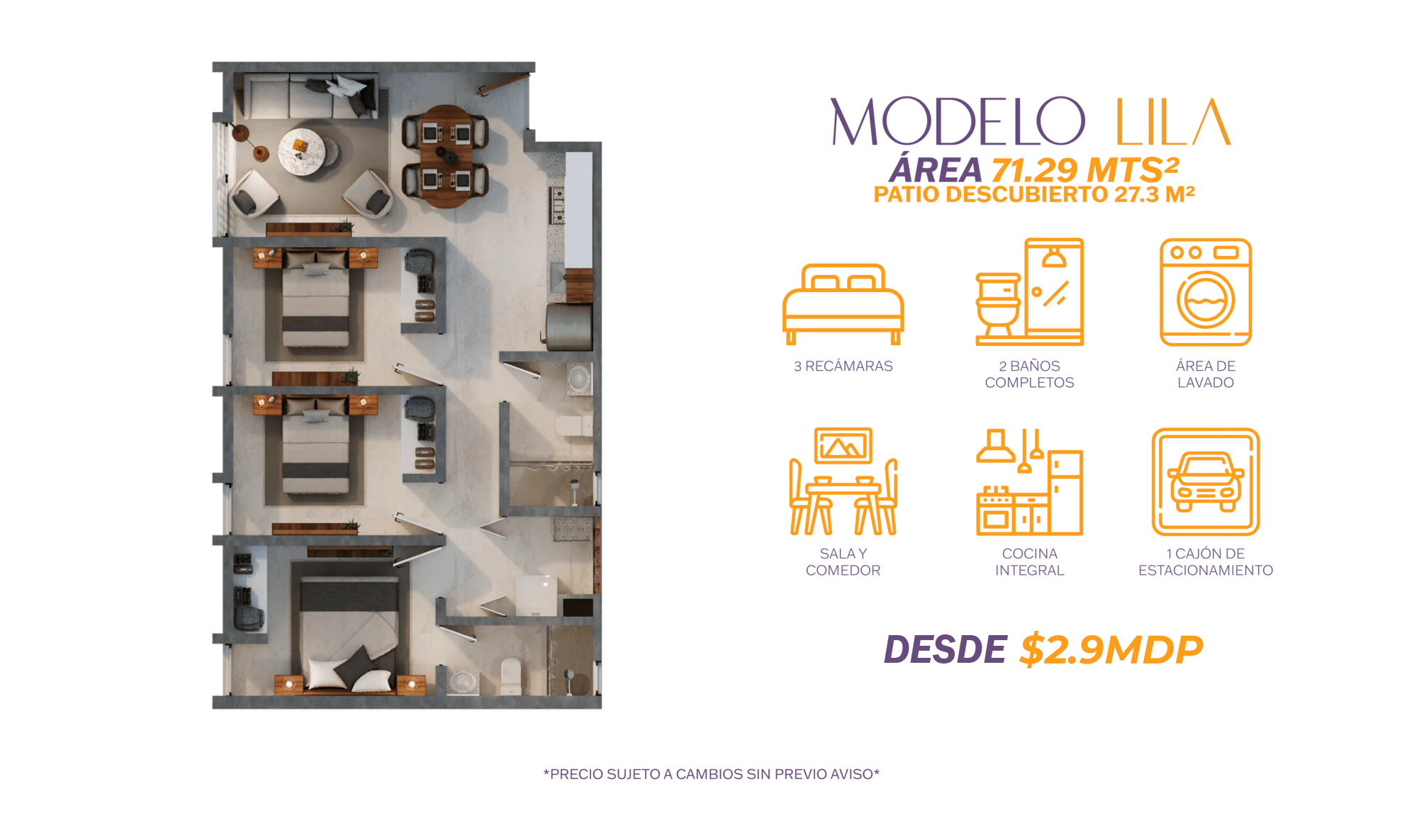modelo lila