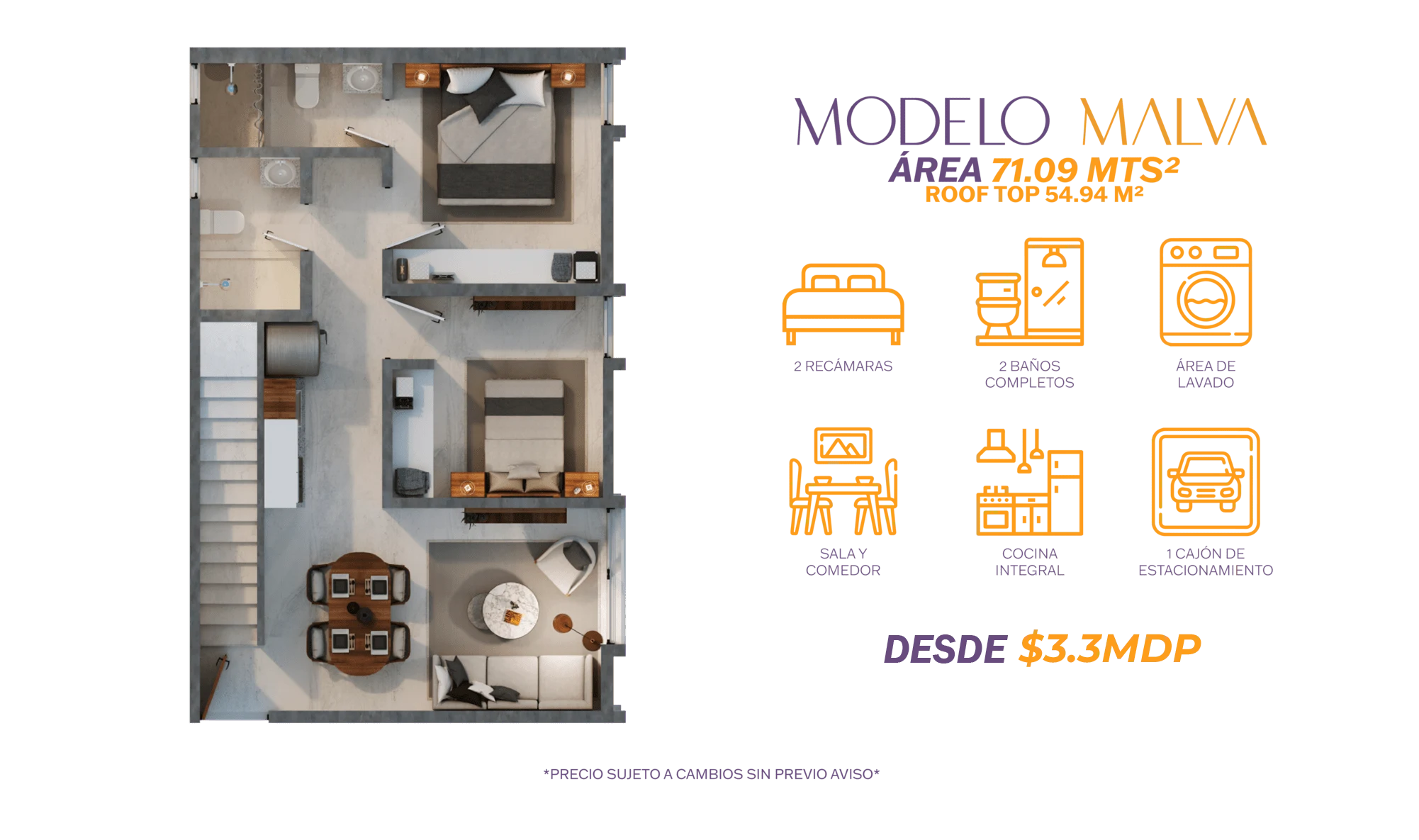 modelo malva