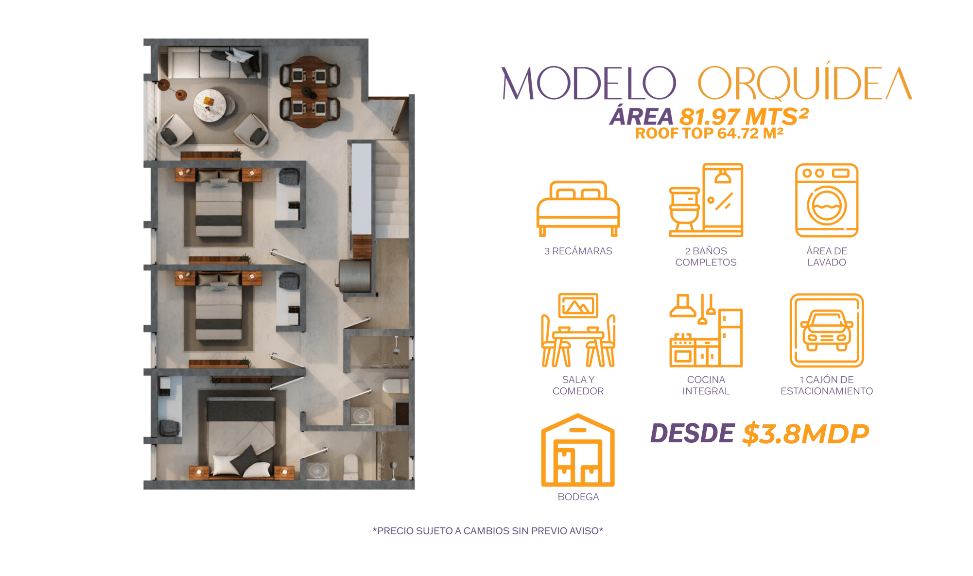 modelo orquidea